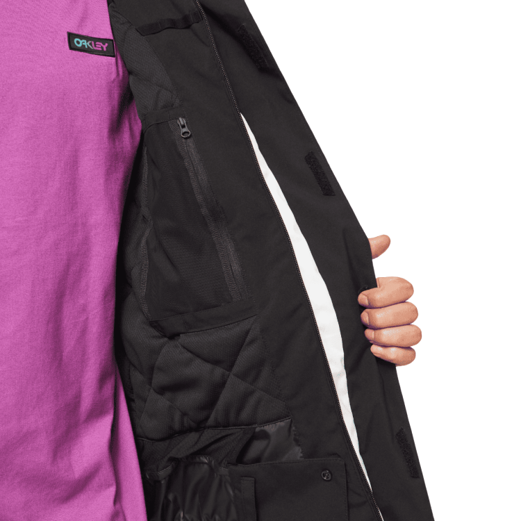 OAKLEY TNP TBT INSULATED JKT BLACK/WHITE