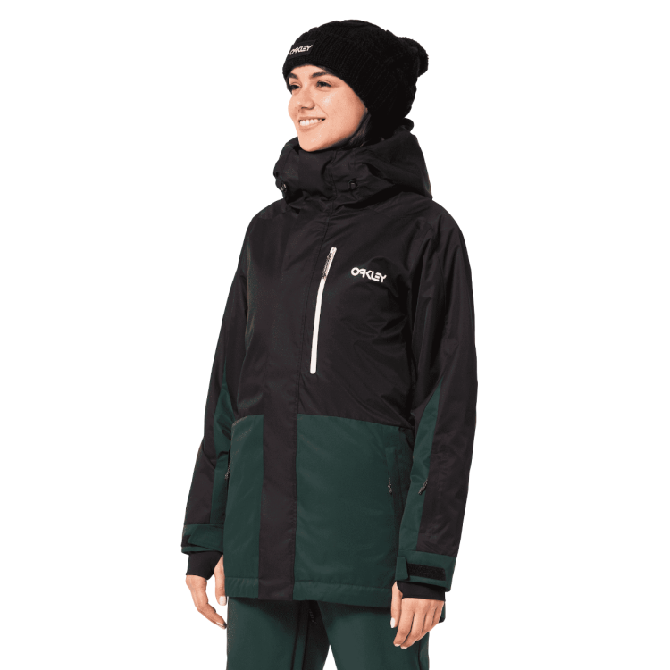 OAKLEY WMNS TNP TBT INSULATED JACKET BLACK/HUNTER GREEN