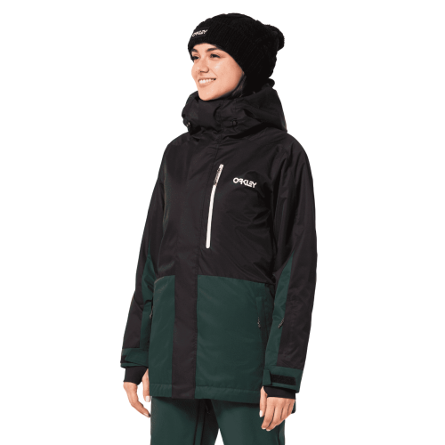 OAKLEY WMNS TNP TBT INSULATED JACKET BLACK/HUNTER GREEN