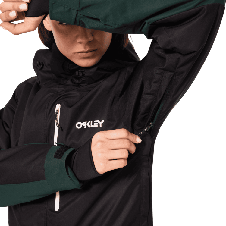 OAKLEY WMNS TNP TBT INSULATED JACKET BLACK/HUNTER GREEN