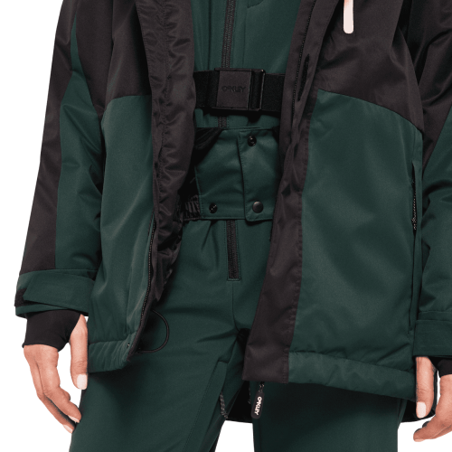 OAKLEY WMNS TNP TBT INSULATED JACKET BLACK/HUNTER GREEN