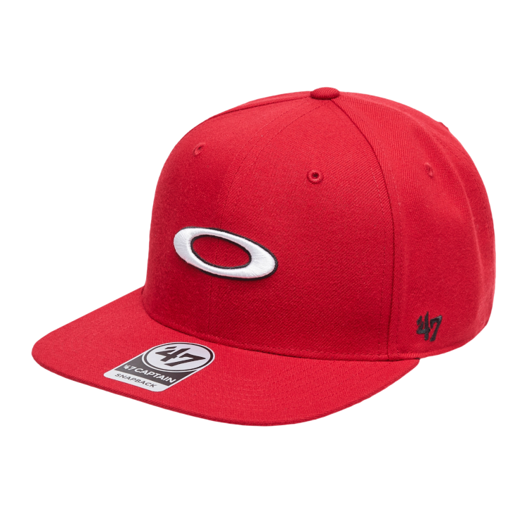 OAKLEY 47 OAKLEY B1B ELLIPSE HAT U RED LINE