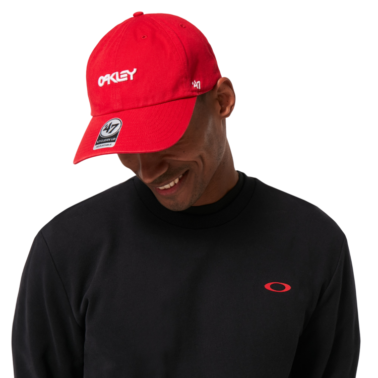OAKLEY REMIX DAD HAT U RED LINE
