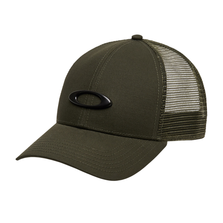 OAKLEY TRUCKER ELLIPSE HAT U NEW DARK BRUSH