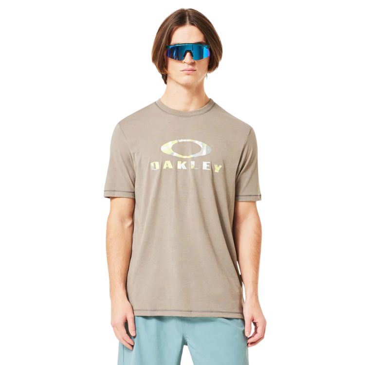 OAKLEY BARK SUN TEE BOULDER GREEN