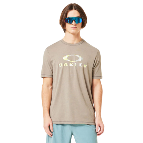 OAKLEY BARK SUN TEE BOULDER GREEN