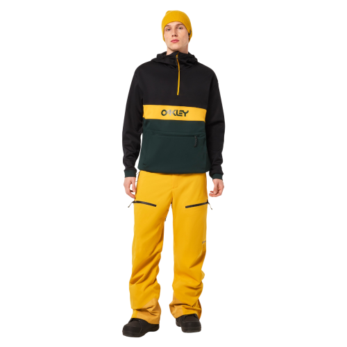 OAKLEY TNP NOSE GRAB SOFTSHELL HOODIE BLACK/HUNTER GREEN