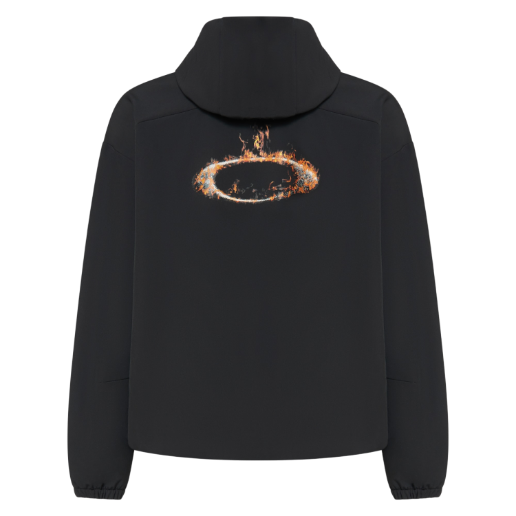 OAKLEY SOLAR RAIL SOFTSHELL HOODIE BLACKOUT