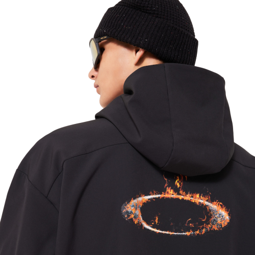 OAKLEY SOLAR RAIL SOFTSHELL HOODIE BLACKOUT