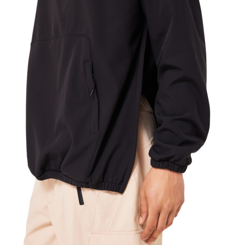 OAKLEY SOLAR RAIL SOFTSHELL HOODIE BLACKOUT
