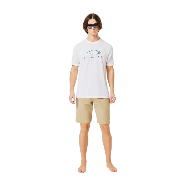 OAKLEY BARK SUN TEE WHITE