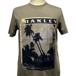 OAKLEY PALM TEE BOULDER GREEN