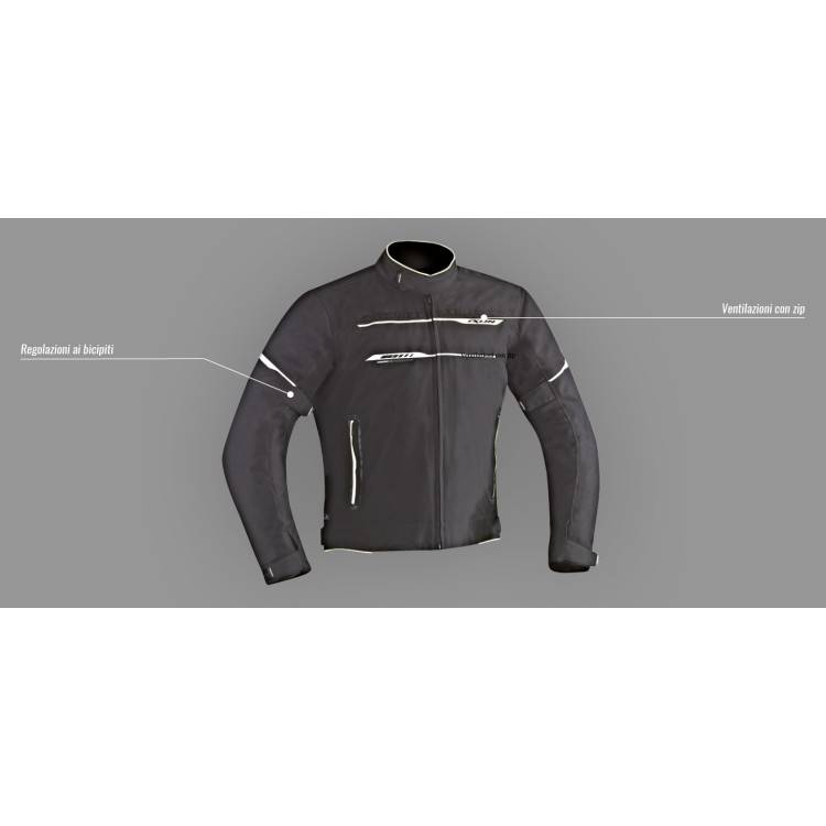 ZETEC-C HP GIUBBOTTO TESSUTO UOMO NERO/BIANCO | IXON