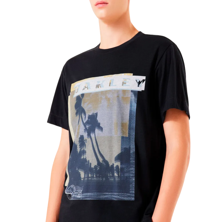 OAKLEY PALM TEE BLACKOUT