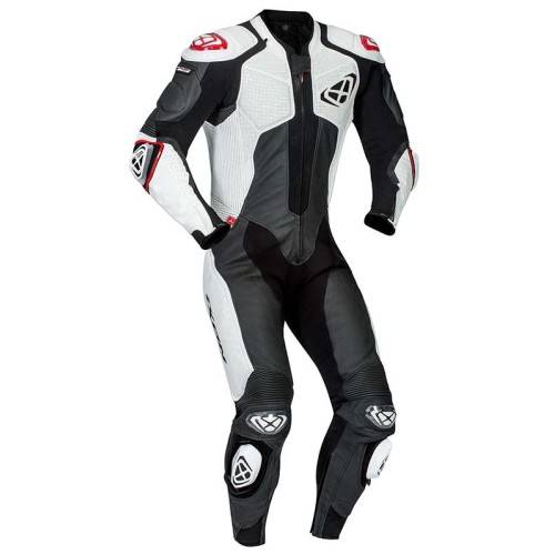 VENDETTA TUTA PELLE UOMO NERO/BIANCO | IXON