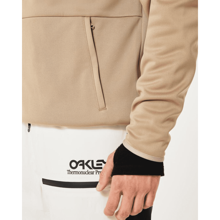 OAKLEY RIDER LONG 2.0 HOODIE IRIDESCENTE BEIGE NERO