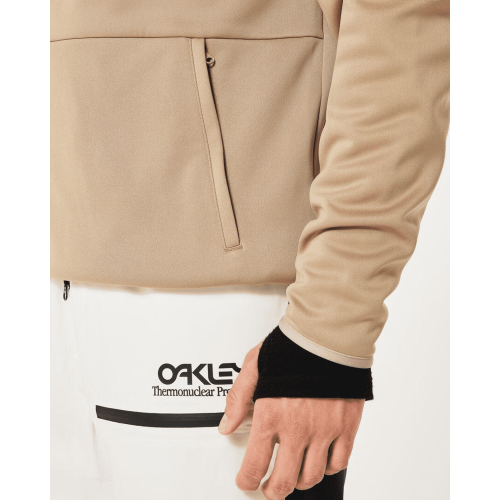 OAKLEY RIDER LONG 2.0 HOODIE IRIDESCENTE BEIGE NERO