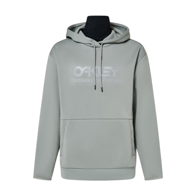 OAKLEY RIDER LONG 2.0 HOODIE IRIDESCENTE GRIGIO CEMENTO
