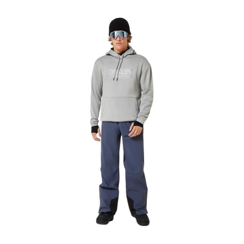 OAKLEY RIDER LONG 2.0 HOODIE IRIDESCENTE GRIGIO CEMENTO