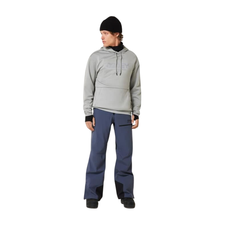 OAKLEY RIDER LONG 2.0 HOODIE IRIDESCENTE GRIGIO CEMENTO