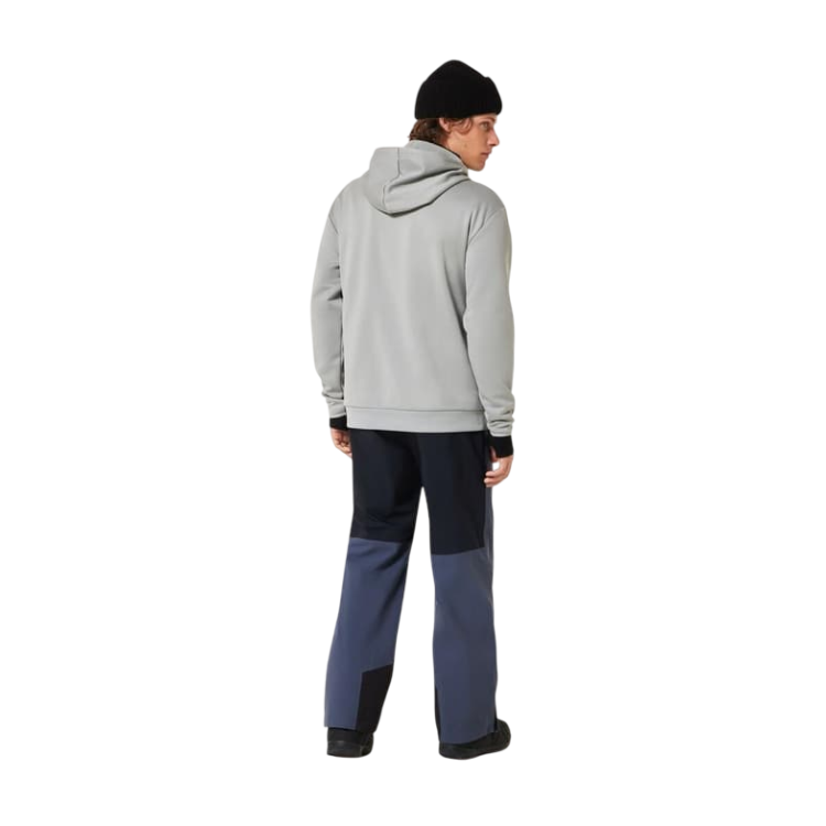 OAKLEY RIDER LONG 2.0 HOODIE IRIDESCENTE GRIGIO CEMENTO