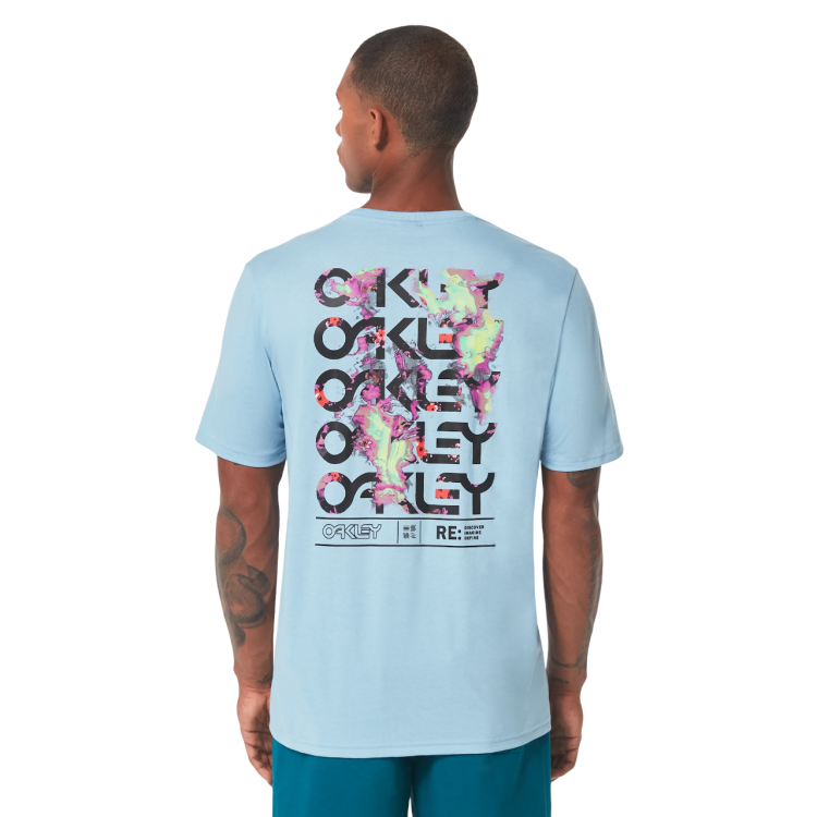OAKLEY WYNWOOD BARK RC TEE STONEWASH BLUE