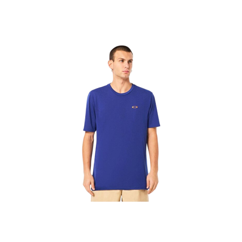 OAKLEY FINISH LINE CREW TEE CRYSTAL BLUE
