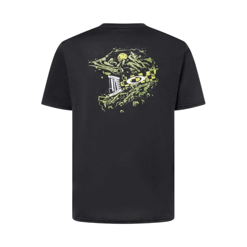 OAKLEY FINISH LINE CREW TEE BLACKOUT