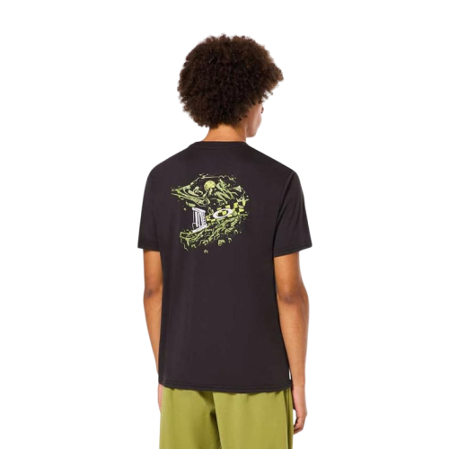 OAKLEY FINISH LINE CREW TEE BLACKOUT
