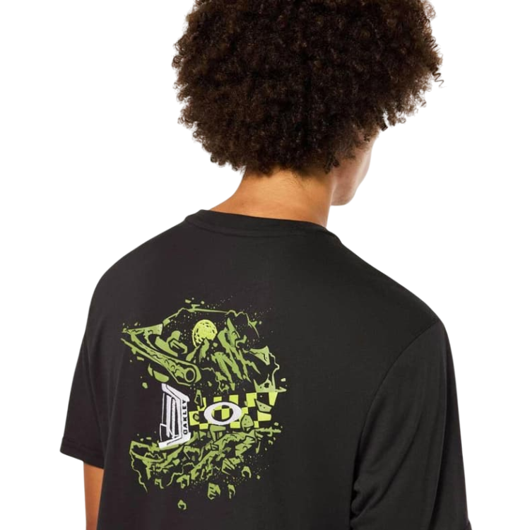 OAKLEY FINISH LINE CREW TEE BLACKOUT