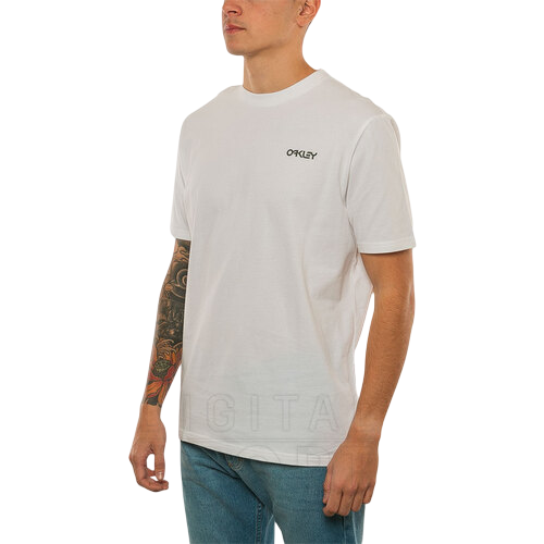 OAKLEY BANDANA B1B TEE WHITE/BRUSH TIGER GREEN