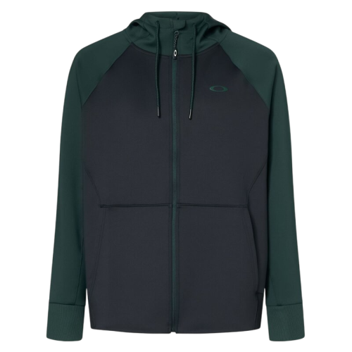 OAKLEY SIERRA  FULL ZIP HOODIE HUNTER GREEN HELMET