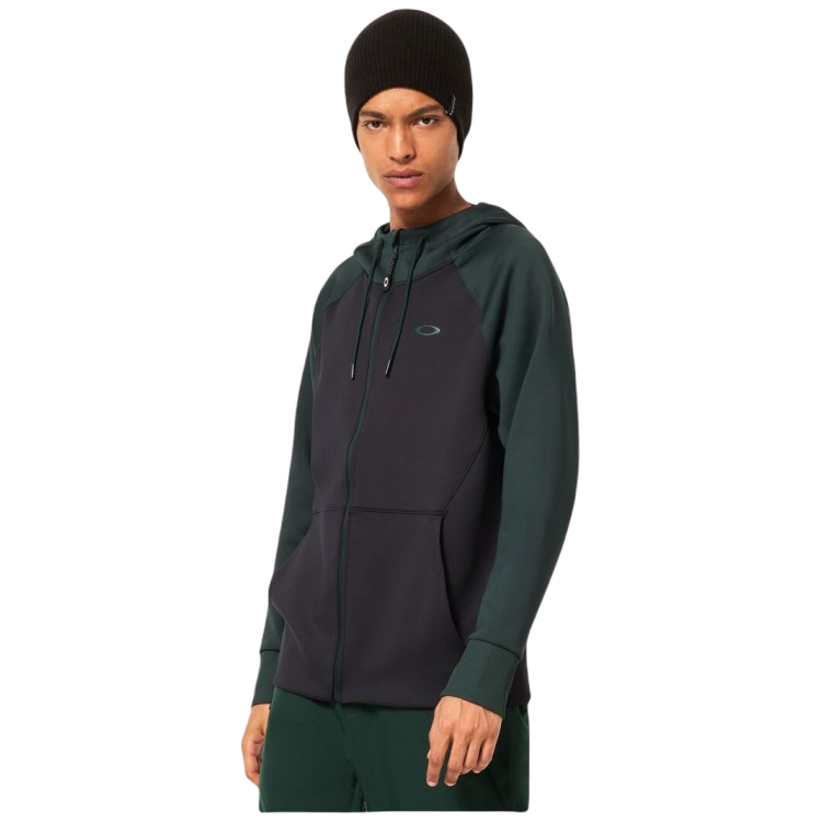 OAKLEY SIERRA  FULL ZIP HOODIE HUNTER GREEN HELMET