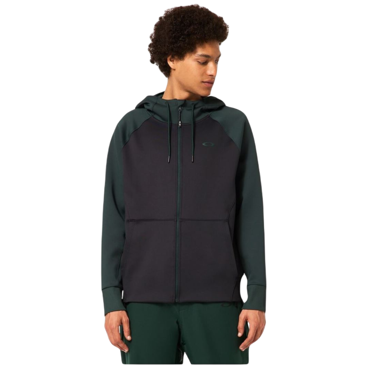 OAKLEY SIERRA  FULL ZIP HOODIE HUNTER GREEN HELMET