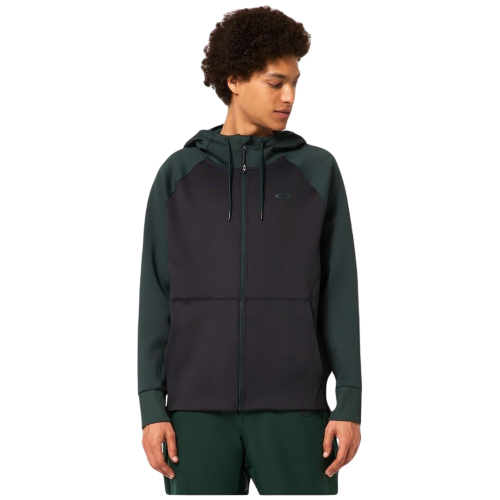 OAKLEY SIERRA  FULL ZIP HOODIE HUNTER GREEN HELMET