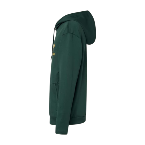 OAKLEY RIDER LONG 2.0 HOODIE DARK GREEN YELLOW LOGO