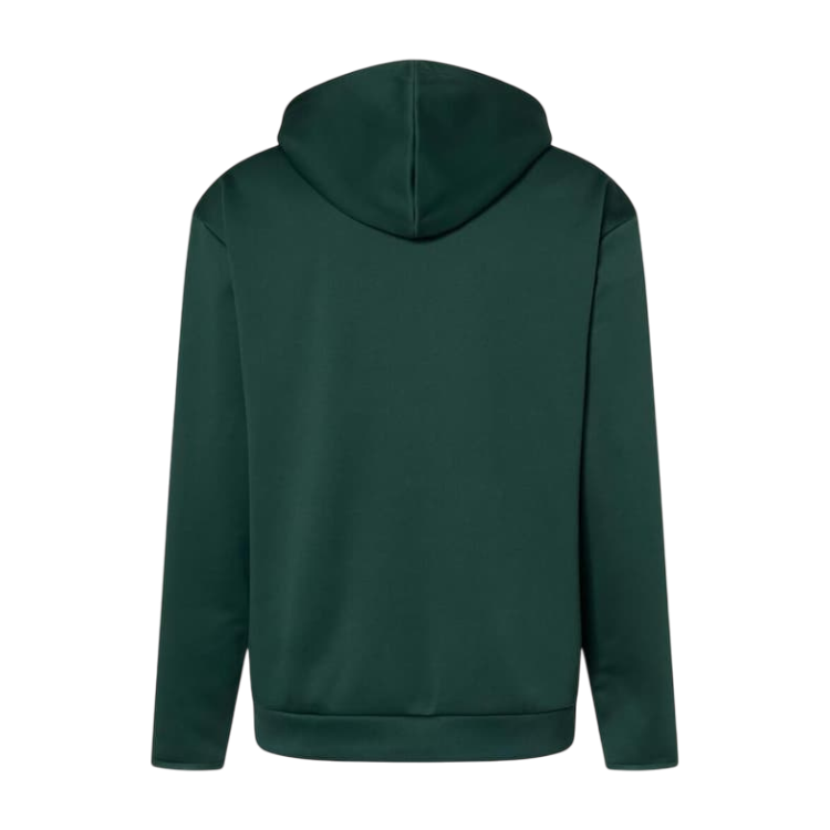 OAKLEY RIDER LONG 2.0 HOODIE DARK GREEN YELLOW LOGO