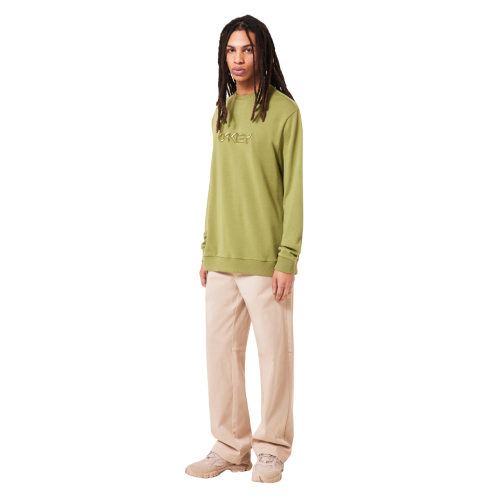 OAKLEY EMBROIDERED B1B CREW SWEATSHIRT FERN
