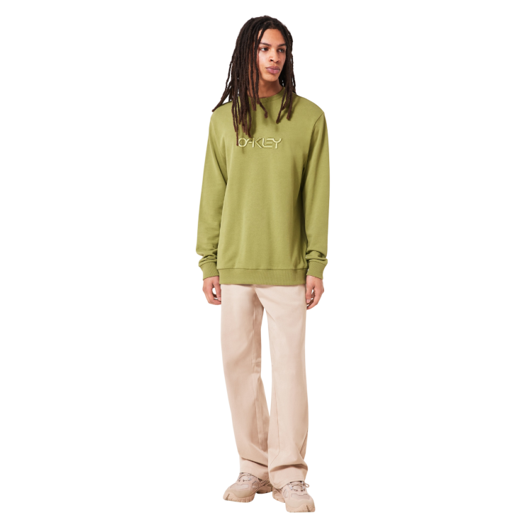 OAKLEY EMBROIDERED B1B CREW SWEATSHIRT FERN