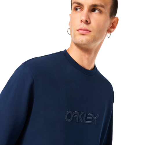 OAKLEY EMBROIDERED B1B CREW SWEATSHIRT TEAM NAVY