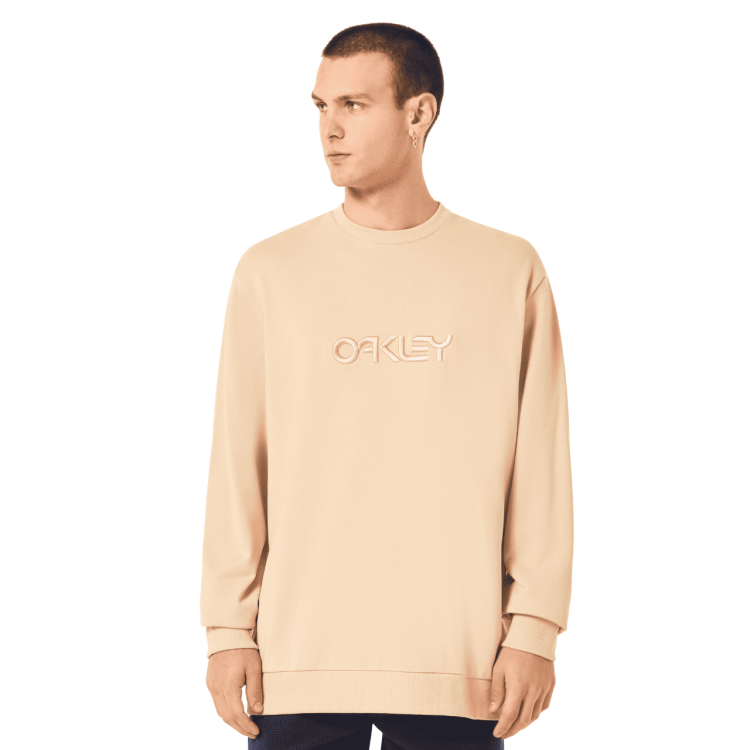 OAKLEY EMBROIDERED B1B CREW SWEATSHIRT HUMUS