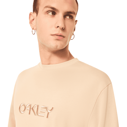 OAKLEY EMBROIDERED B1B CREW SWEATSHIRT HUMUS