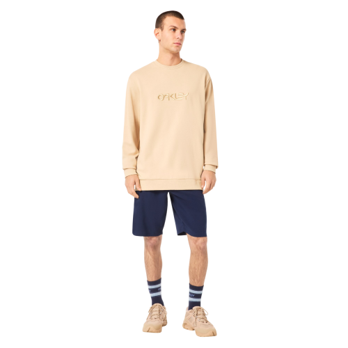 OAKLEY EMBROIDERED B1B CREW SWEATSHIRT HUMUS