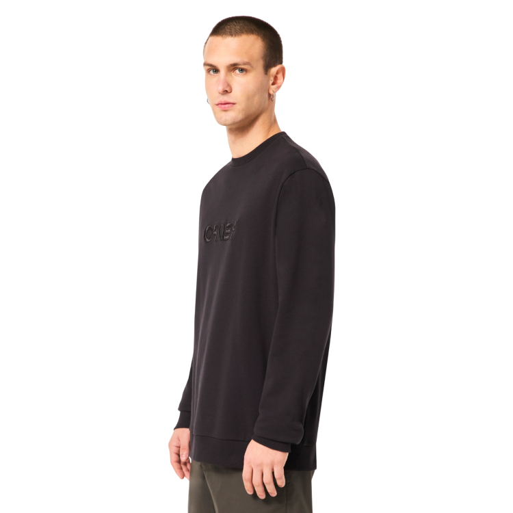 OAKLEY EMBROIDERED B1B CREW SWEATSHIRT BLACKOUT