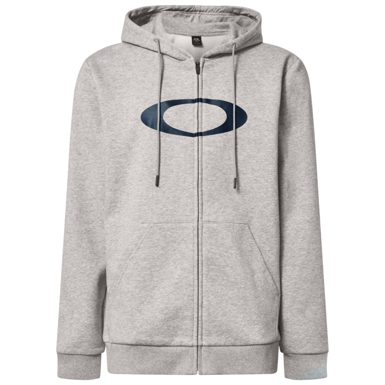 OAKLEY ELLIPSE FULL ZIP HOODIE NEW GRANITE HTHR