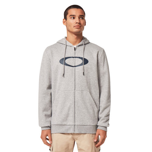 OAKLEY ELLIPSE FULL ZIP HOODIE NEW GRANITE HTHR