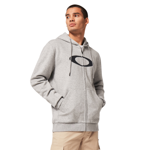 OAKLEY ELLIPSE FULL ZIP HOODIE NEW GRANITE HTHR