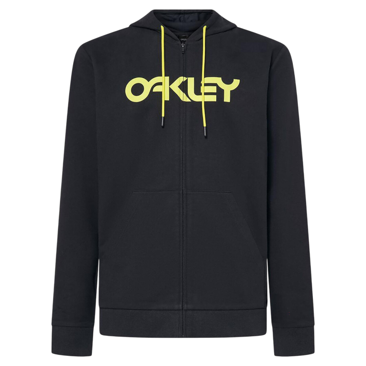 OAKLEY TEDDY FULL ZIP HODDIE BLACK/SULPHUR