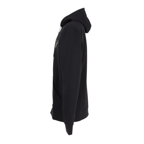 OAKLEY TEDDY FULL ZIP HODDIE BLACK/TIGER MNT CAMO