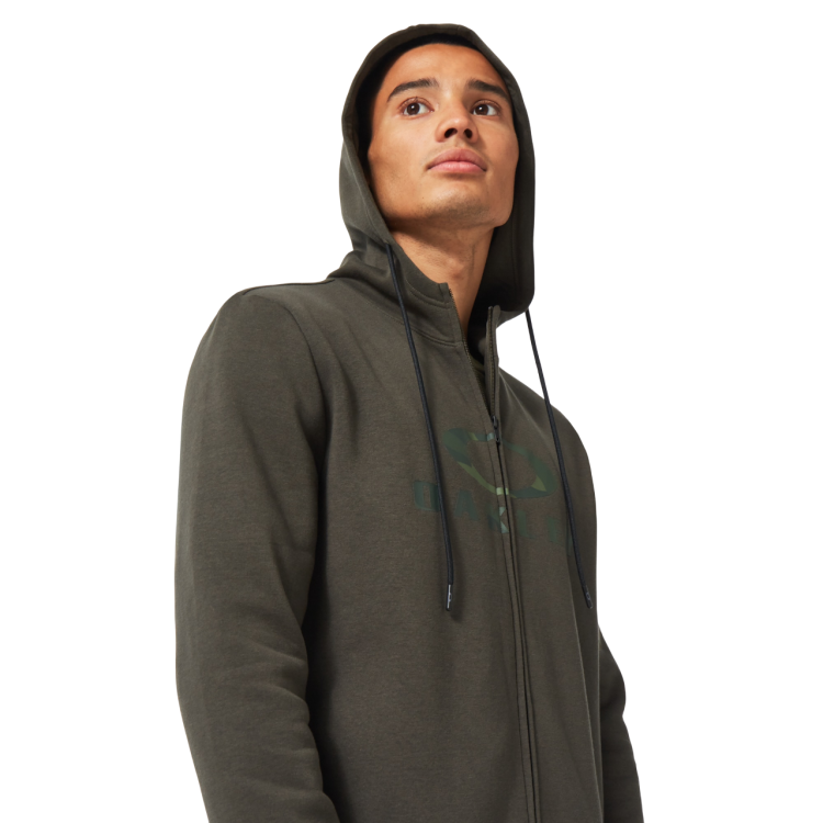 OAKLEY BARK FZ HOODIE 2.0 NEW DARK BRUSH/CORE CAMO